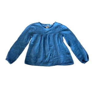 Rosa Dore Blue 100% Cotton Blouse